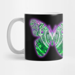 green butterfly Mug